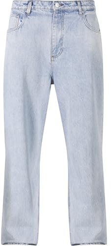 2Y Studios Herren Baggy Jeans Adrik Basic raw Blue