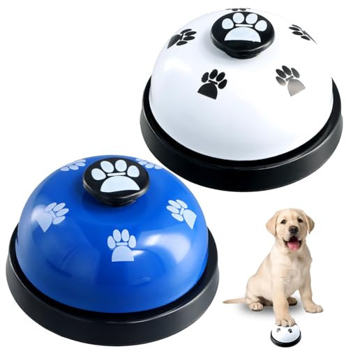 Dokeno 2 Pezzi Campanello per Cani Campanelli per Animali Domestici Campanello di Addestramento per Gatti Campanelli per Vasino per Cuccioli di Cane Dispositivo di Comunicazione per Cani