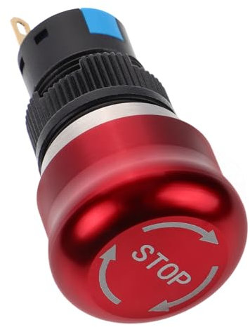 HAWILLOSCH Not-aus-schalter Stopp-taster Ersatz-metallschalter Für Sicherheitsschaltanlagen Not-aus-taster-schalter