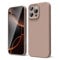oakxco for iPhone 16 Pro Case Liquid Silicone, Soft Rubber Gel Elegant Aesthetic Basic Simple Cover, Cute Thin Slim TPU Matte Solid Color Plain Smooth Case for Women Girl, Brown Khaki