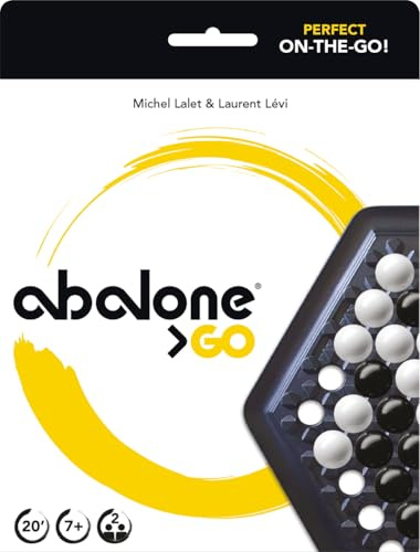 Zygomatic Abalone Go Brettspiel, ab 7 Jahren, für 2 Spieler, über 20 Minuten Spieldauer