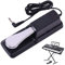 GLSTOY Piano Keyboards Sustain Foot Pedal with Piano Style Action for Electronic Keyboards Compatible with Yamaha and Design with Non- Base for Enhanced Performance Black