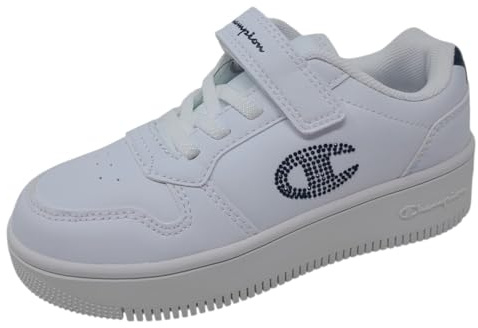 Champion Mädchen Rd18 Platform Glitter G Ps Schuhe, weiß
