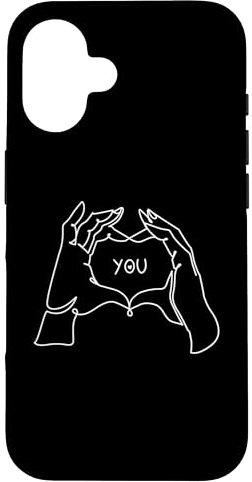 Hülle für iPhone 16 Couple I Love You Heart