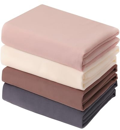 Geyoga Chiffon-Hijab-Schal für Damen, muslimisch, langes Kopftuch, leicht, Geschenk-Set, 4 Stück, Elegante Farbe., Medium