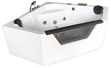 Baignoire Balneo d'angle Baignoire 2 personnes 150 X 150 cm - Ibiza