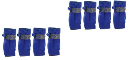 Veemoon Hundeschuhe Für Den Winter – wasserdichte - rutschfeste Hundestiefel Im 4er-Set Verstellbar Und Pfotenschutz Für Kleine Und Große Hunde Beim Im Freien