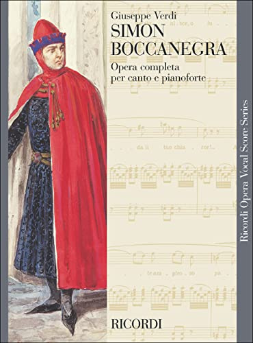 Giuseppe Verdi-Simon Boccanegra-Voice and Piano-VOCAL SCORE