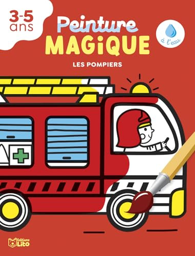 Peinture magique à l'eau - Les pompiers