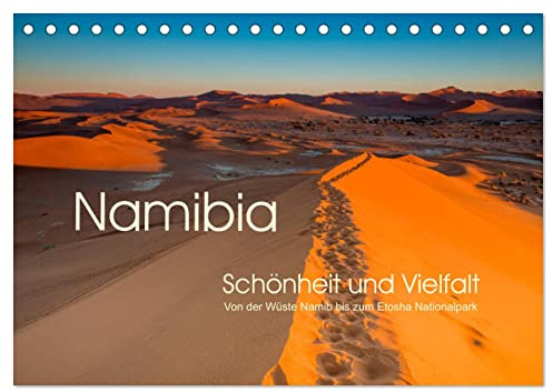 Namibia, Schönheit und Vielfalt (Tischkalender 2026 DIN A5 quer), CALVENDO Monatskalender: Namibia in abwechslungsreichen Ansichten (CALVENDO Orte)