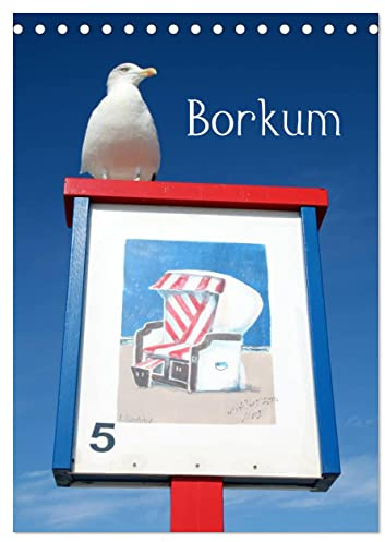 Borkum (Tischkalender 2026 DIN A5 hoch), CALVENDO Monatskalender
