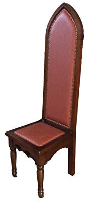 Kunibert Ritterrstuhl Thronstuhl gotischer Barock Stilstuhl Höhe155cm