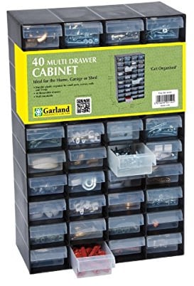 40 Multi Drawer Plastic Storage Cabinet For Home Garage or Shed