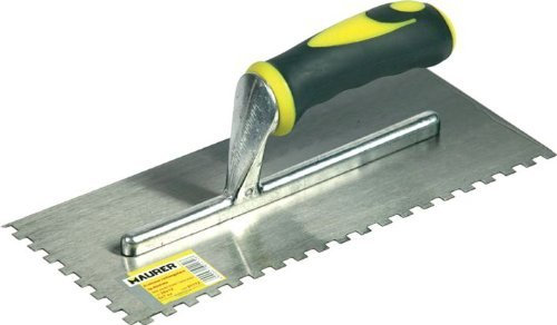 Frattone in Acciaio Dentato 2 lati Verso SX 280x120mm Greca 10x10 mm Maurer