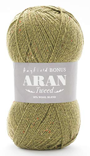 Sirdar Hayfield Bonus Aran Tweed, Sagewood (695), 400g