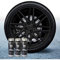 FULL DIP Packs Llantas PEQUEÑAS (Menos 16'') (Negro)
