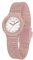 HIP HOP Orologio Solo Tempo Rose Gold Sparkling Mania per Donna e Bambina Completamente Glitterato in Silicone Morbido Resistente all'Acqua HWU0969