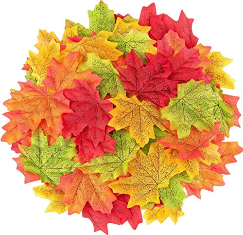 Best Artificial Autumn Loose Maple Leaves (Mixed, Pack of 1000)