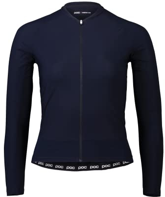 POC Unisex Essential Road Ls Jersey Radtrikot, Unisex, Radtrikot, Schwarz (Navy Black), M