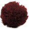 2 Bommeln/Wollbommeln/Pompons, 10cm mit einer großen Farbauswahl, Farbe:merlot