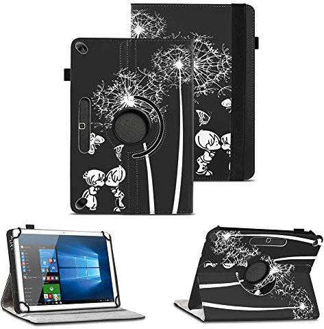 NAUC Tablet Tasche kompatibel mit Jay-Tech TP20M Schutzhülle 10.1 Zoll Universal Kunst-Leder Hülle Standfunktion 360° Drehbar Cover Case, Farben:Motiv 3