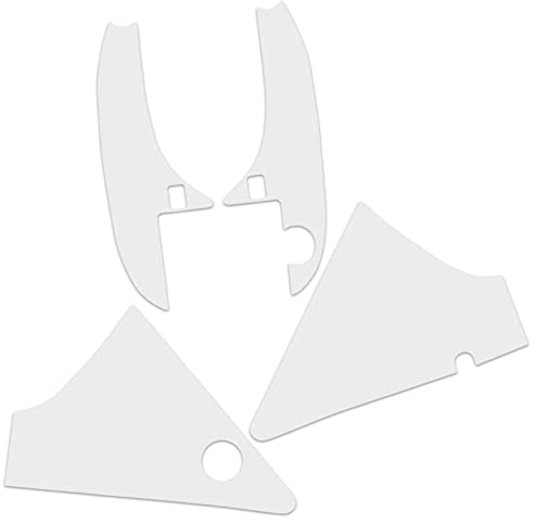 Deko Schutz Aufkleber kompatibel mit Küchenmaschine Thermomix TM6 Design Sticker Klebefolie Zubehör Küchengerät wasserfest selbstklebend RX042 (26 Transparent Glanz)