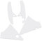 Deko Schutz Aufkleber kompatibel mit Küchenmaschine Thermomix TM6 Design Sticker Klebefolie Zubehör Küchengerät wasserfest selbstklebend RX042 (26 Transparent Glanz)