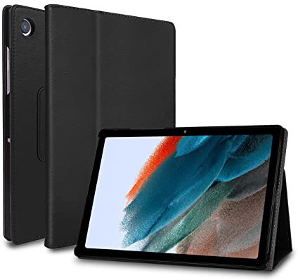 Fansong Case for Samsung Galaxy Tab A8 10.5 inch 2022, Tablet cover for SM-X200/X205/X207 Magnetic Closure PU Leather Smart Cover Flip Stand for Samsung Tablets Galaxy Tab A8 10.5 inch (Black)