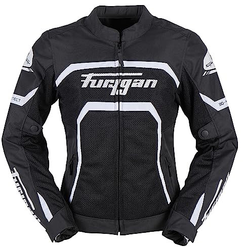 Furygan Mystic Evo Vented Veste, Noir-Blanc, L Women's