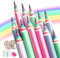 Hanffero Regenbogen Bleistifte Zeichnung Schreiben Bleistift, Recycelbares Papier, Vorgespitzt, Für Schule und Büro - Härtegrad HB - 24 Stück