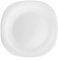 Acan Tradineur - Plato Llano Cuadrado de Vidrio Opal, Extra Resistente, vajilla de Cocina, Apto para lavavajillas y microondas (Blanco, 26 x 26 cm)