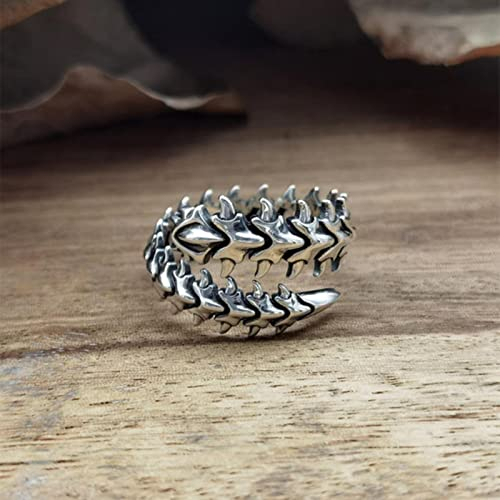 XJruixi Anime Tokyo Ghoul Ring Kaneki Ken Cosplay Adjustable Opening Unisex Punk Gothic Centipede Rings Jewelry Gift Prop Accessories