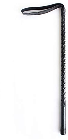 Chenyesun Frusta Pelle Lunga 56cm,Frustino per Cavallo, Equitazione Cavallo Crop,equestrianismo da Corsa per Sport all'Aria Aperta