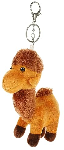 Toyvian Schlüsselringe Schlüsselbund Camelkey Schlüsselanhänger Plüsch Kamel-Charme Kawaii Schlüsselanhänger dekorativer Taschenanhänger süße Schlüsselanhänger für Rucksäcke Tier