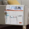 Hängetasche an der Seite des Sofas, Sofa-Stuhl-Armlehnen-Organizer mit 5 Taschen, rutschfester Fernbedienungshalter, Liege-Couch-Aufbewahrungstasche for Zeitung, Zeitschriften, TV-Fernbedienungen, Tab