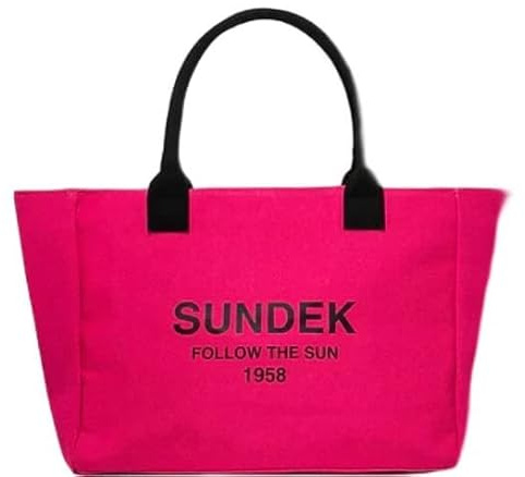 Sundek Borsa Donna Mare Aw832Abcv500 Regular Bag 96800 Col Fucsia Fuxia/TU