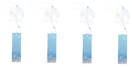 Kisangel 4stücke Einzigartige Japanische Windglocke Dekorative Wandhängende Feng Shui Windspiel Für Garten Und Innenräume Handgefertigtes Ornament Für Balkon Und Veranda