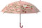 CyP Brands Hello Kitty Ombrello Automatico Ombrello per Bambini Ragazze Multicolore, Prodotto Ufficiale, Rosa