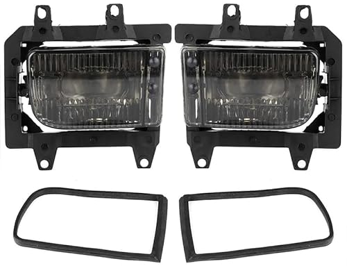 Vordere Stoßfänger-Nebellicht für BMW 3 Serie E30 318i 325 325E 1982-1994 Nebelscheinwerfer-Scheinwerferbaugruppen,Schwarz