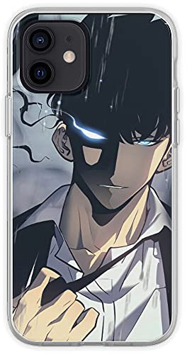 CRSMINE Personalized Solo Phone Case Leveling Compatible with iPhone 17 15 16 Anime 14 12 13 11 Pro Max Plus XR X Xs Max Anti-Scratch Shock-Resistant Soft Protective TPU Case