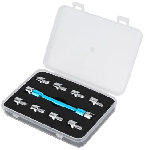 Clé à rayon de moto Accessoires de moto Clé à rayons de poignée CNC Fil d'acier réglable pour pneus adapté aux motos) Clé dynamométrique pour l'entretien de la voiture (Acoutotov10gr2xq-11)