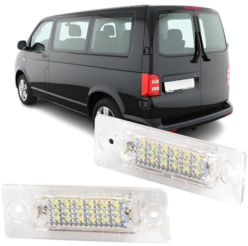 REINKO LED Kennzeichenbeleuchtung passt für Skoda Super I 3U VW Passat Limo. B5.5 3B3 3BG Passat Variant 3C T5 T6 Caddy 3 4