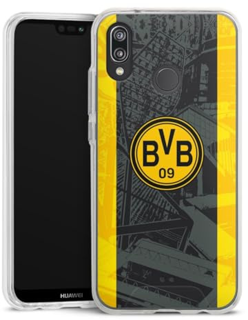 Handyhülle kompatibel mit Huawei P20 Lite Bumper Case Schutzhülle Borussia Dortmund BVB Stadion