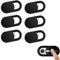 6 PCS Webcam Cover Slide Laptop Camera Cover Slide,Webcam Cover Slider Protect Your Privacy Security Compatible with iPhone iPad MacBook Pro Laptop PC iMac Cell Phone Ultra