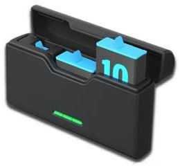 ENEGON Set di batteria per GoPro Hero 13 Black/Enduro – 3× batterie ad alte prestazioni da 2400mAh con lunga durata + caricatore USB-C a 3 canali.