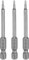 sourcing map 3pcs H2.0 Hex Head Drill Bit Wrench 2mm Metric Flat Tip 1/4 Hex Shank 75mm (3) Long Magnetic Hexagonal Screw Driver Socket Industrial Screwdriver Power Bits