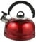 INOOMP Tetera Silbante Inoxidable para Estufa Hervidor de Agua Silbato Diseño Hemisférico Utensilio de Cocina Mango Ergonómico para Camping y Cocina 1.5