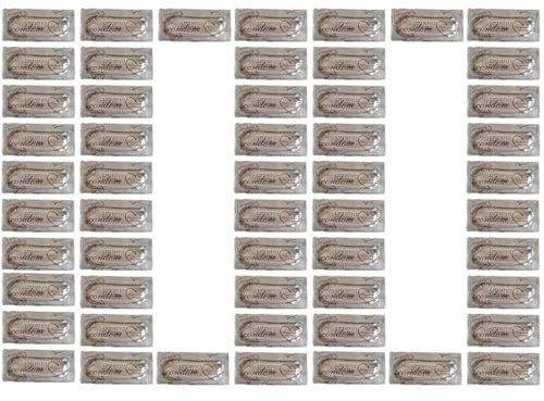 Teegxddy 100psc On Natural Feeling Condoms Vegan Condoms for Men Real Feel and Thin for an Intense Experience Odourless Condom for Longer Lasting Sex for Oral Intercourse Safe Sex