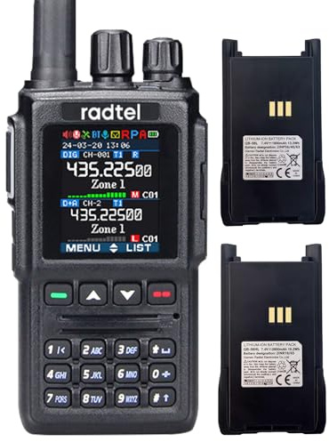 Radtel RT - 7D DMR Radio UHF/VHF Dual Band Digitale analogico Walkie Talkie con 4000 canali 10000 Gruppi di conversazione / 500 000 contatti