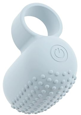 Beau Coeur Kiremo - handlicher Vibrator zur Masturbation, 10 abwechslungsreiche Vibrationsmodi, Flüsterleise, für Zuhause & Unterwegs, in Blau